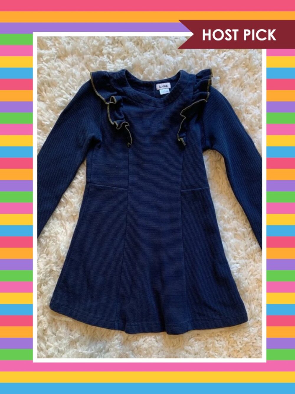 Le Top Ruffle Trim Dress (5)